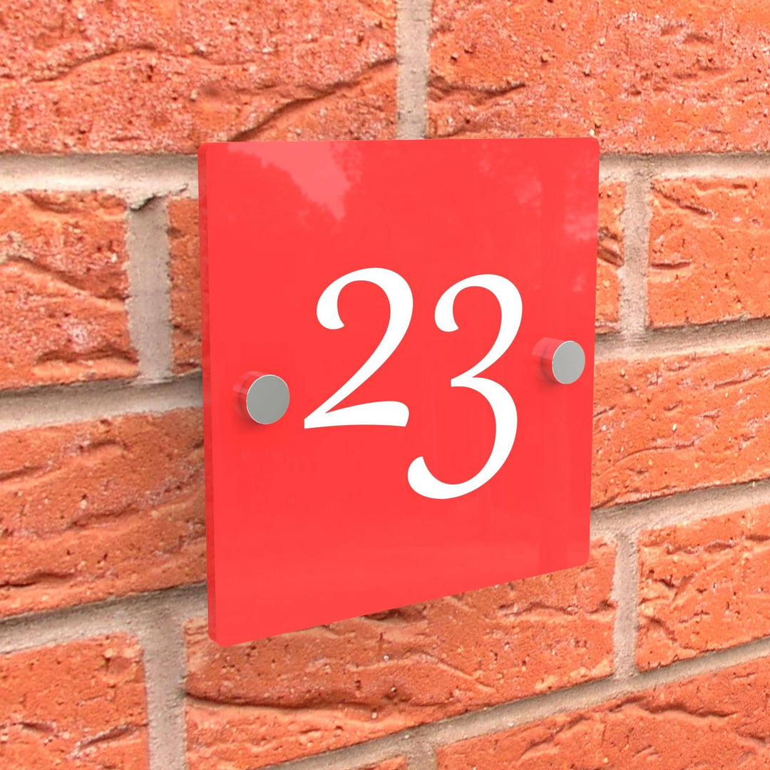 Square Acrylic House Sign Plaque Displaypro 4