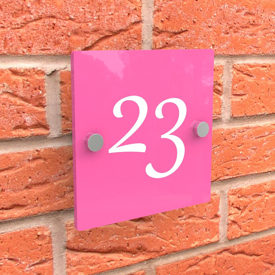 Square Acrylic House Sign Plaque Displaypro 8