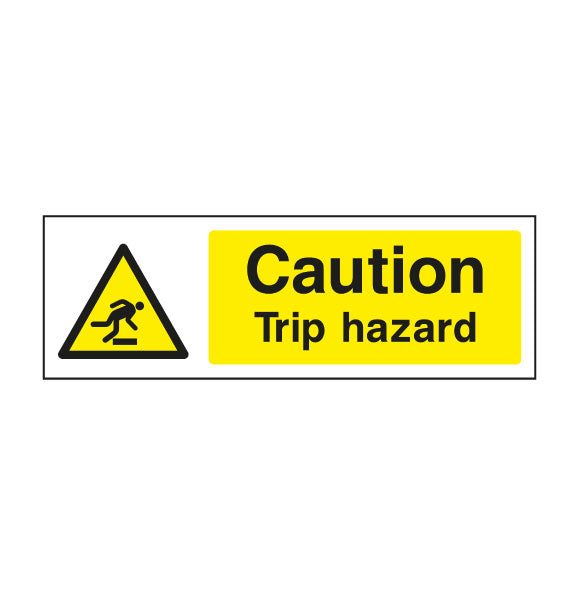 Caution Trip Hazard Safety Sign