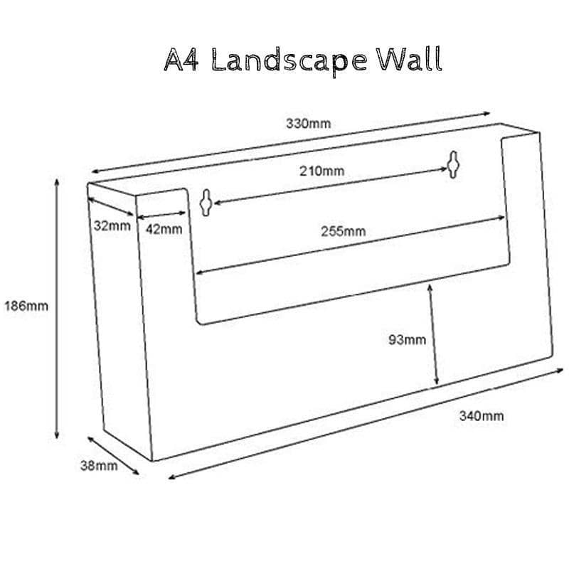 Wall Mount Leaflet Holders Displaypro 4