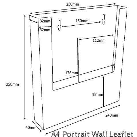 Wall Mount Leaflet Holders Displaypro 2