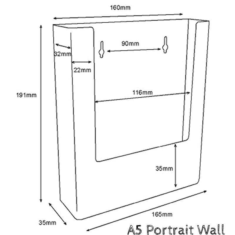 Wall Mount Leaflet Holders Displaypro 5