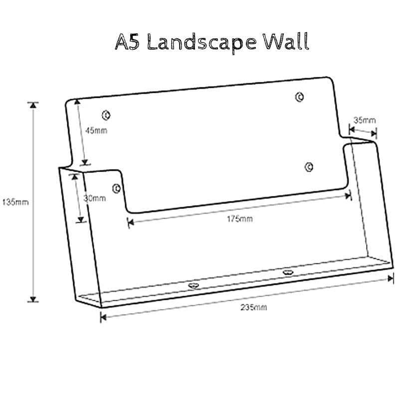 Wall Mount Leaflet Holders Displaypro 6