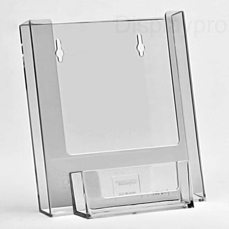 Wall Mount Leaflet Holders with Business Card Dispensers